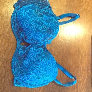 Blue Victoria’s Secret bra